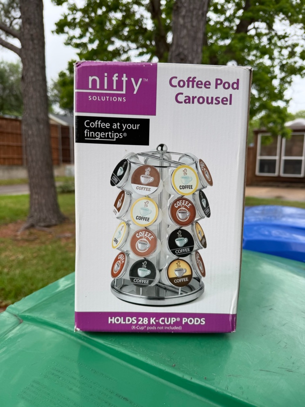 nifty Solutions Coffee Pod Carousel - silver